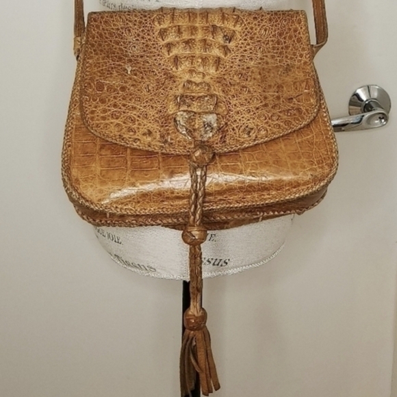 Vintage Crocodile Leather Purse - Picture 1 of 14
